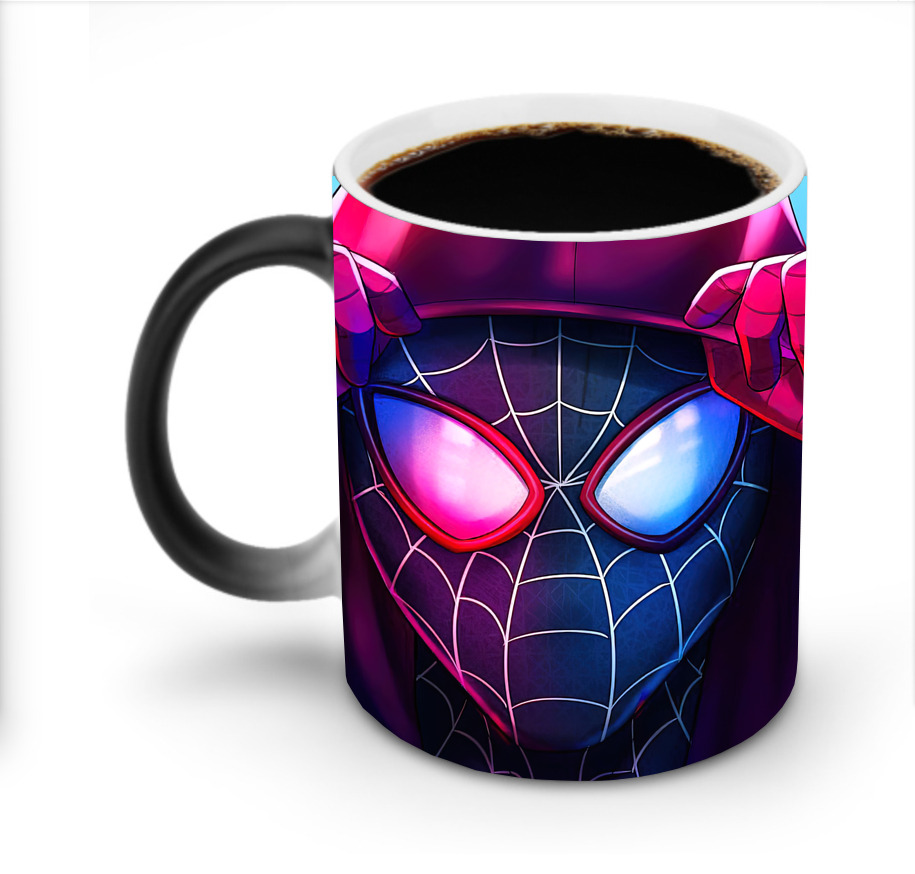 （画像用） Spider Man スパイダーマン 温度変色マグカップ