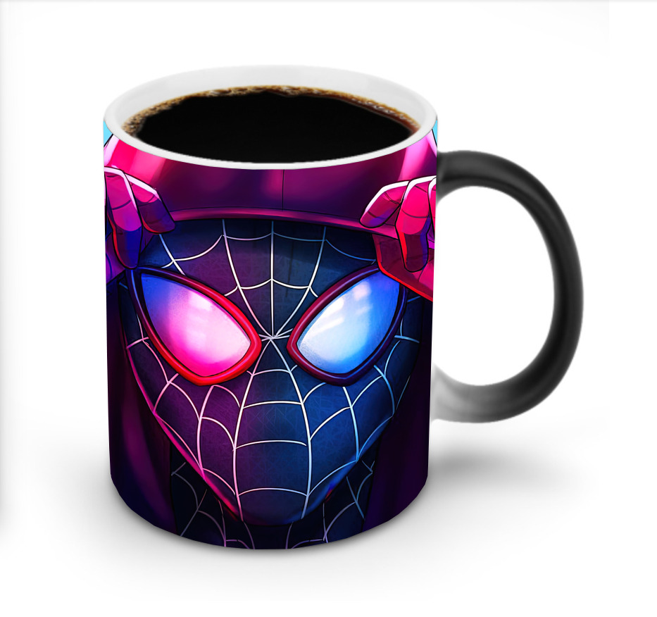 （画像用） Spider Man スパイダーマン 温度変色マグカップ