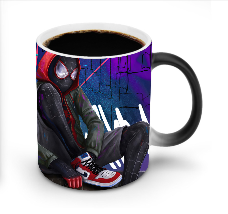 （画像用） Spider Man スパイダーマン 温度変色マグカップ
