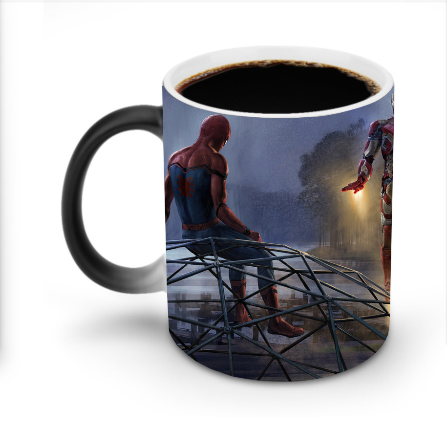 （画像用） Spider Man スパイダーマン 温度変色マグカップ