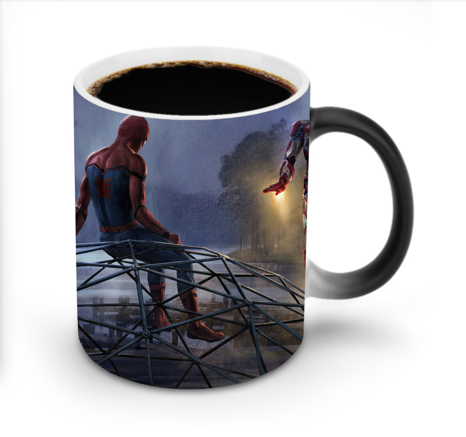 （画像用） Spider Man スパイダーマン 温度変色マグカップ
