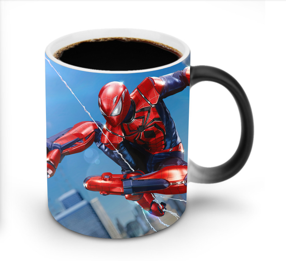 （画像用） Spider Man スパイダーマン 温度変色マグカップ