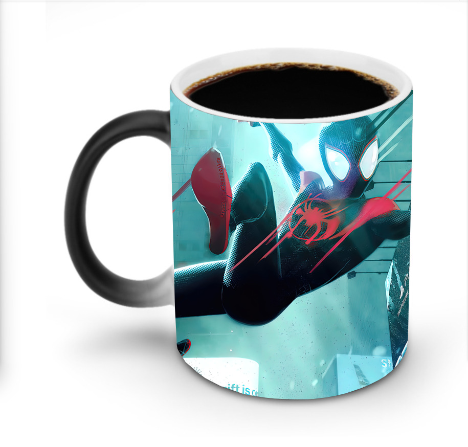 （画像用） Spider Man スパイダーマン 温度変色マグカップ
