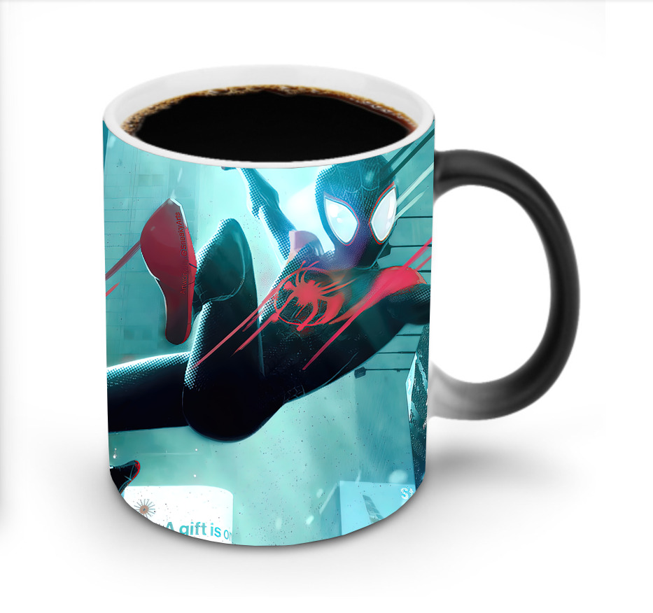 （画像用） Spider Man スパイダーマン 温度変色マグカップ