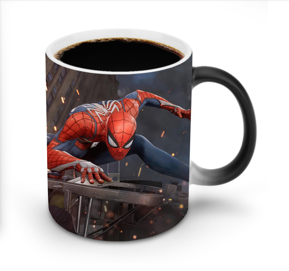 （画像用） Spider Man スパイダーマン 温度変色マグカップ
