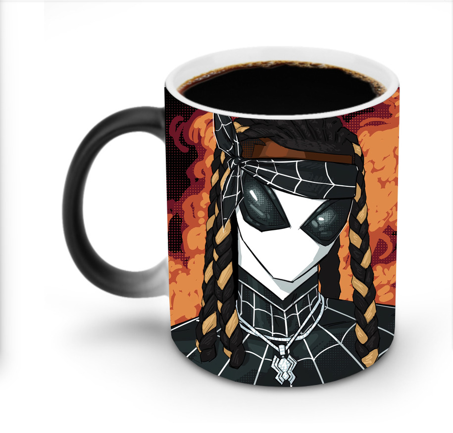 （画像用） Spider Man スパイダーマン 温度変色マグカップ