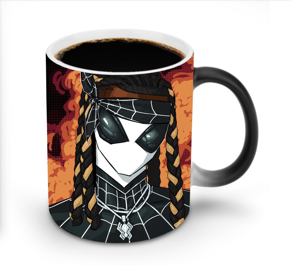 （画像用） Spider Man スパイダーマン 温度変色マグカップ