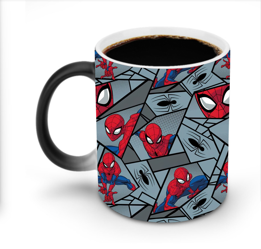 （画像用） Spider Man スパイダーマン 温度変色マグカップ