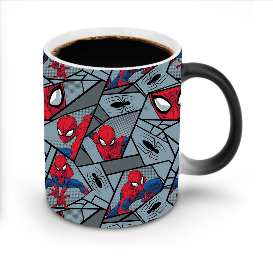 （画像用） Spider Man スパイダーマン 温度変色マグカップ