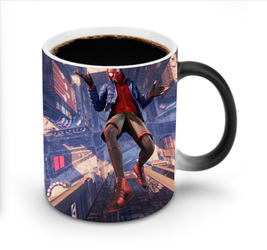 （画像用） Spider Man スパイダーマン 温度変色マグカップ