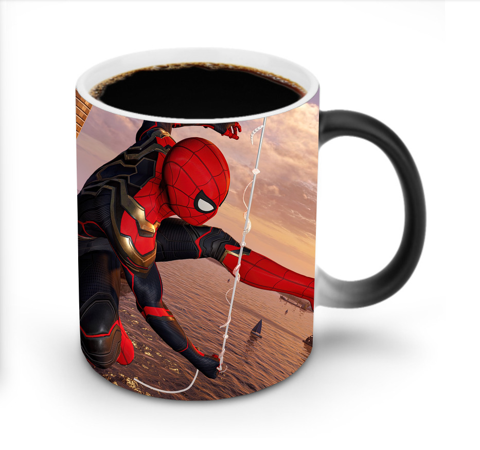 （画像用） Spider Man スパイダーマン 温度変色マグカップ
