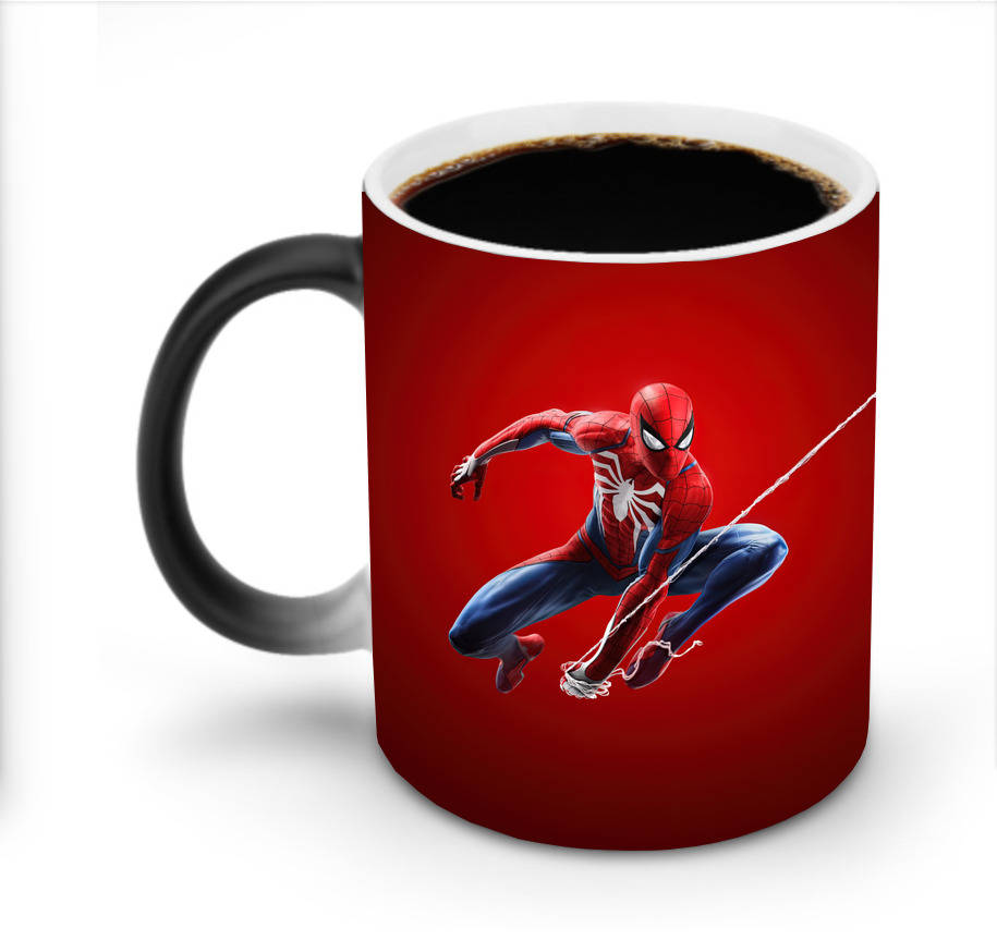 （画像用） Spider Man スパイダーマン 温度変色マグカップ