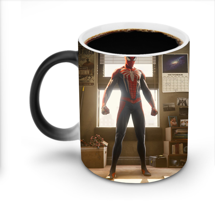 （画像用） Spider Man スパイダーマン 温度変色マグカップ