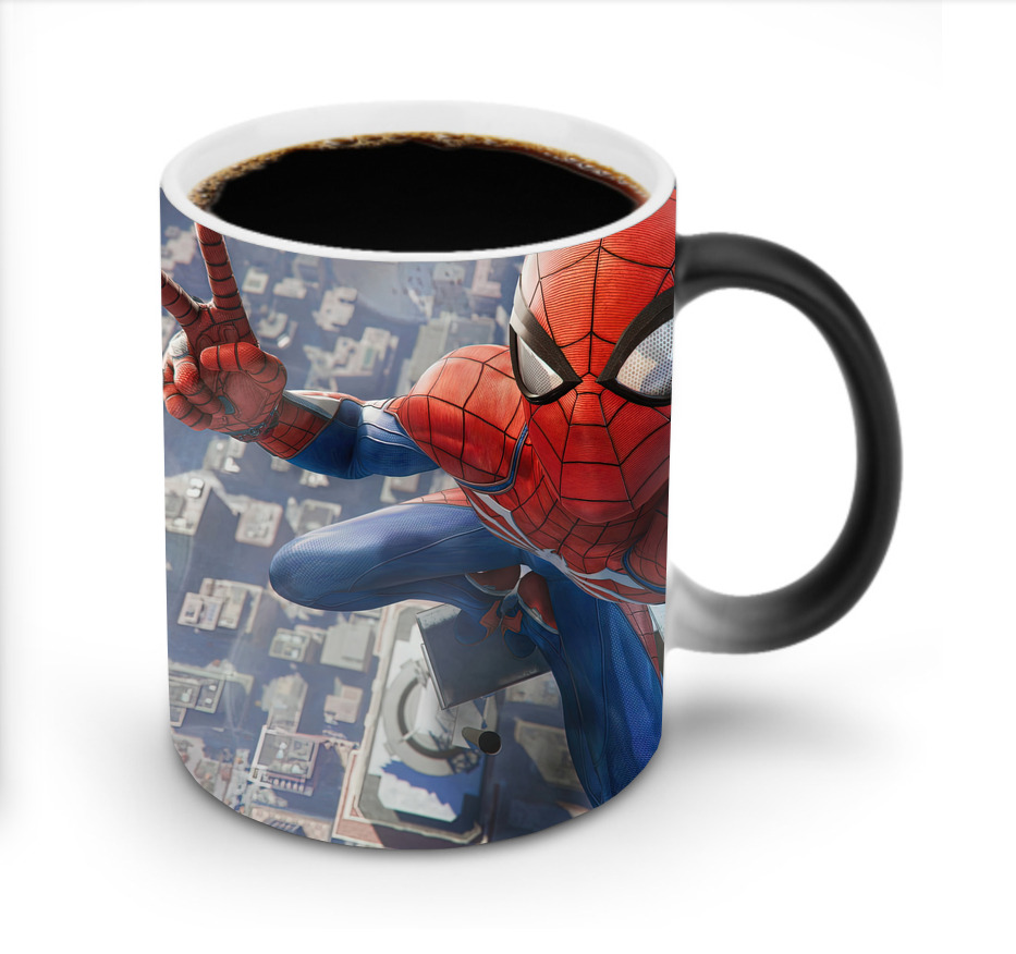 （画像用） Spider Man スパイダーマン 温度変色マグカップ
