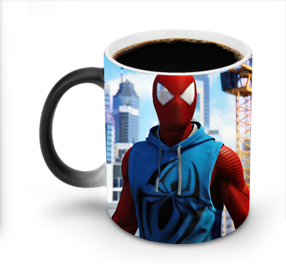 （画像用） Spider Man スパイダーマン 温度変色マグカップ