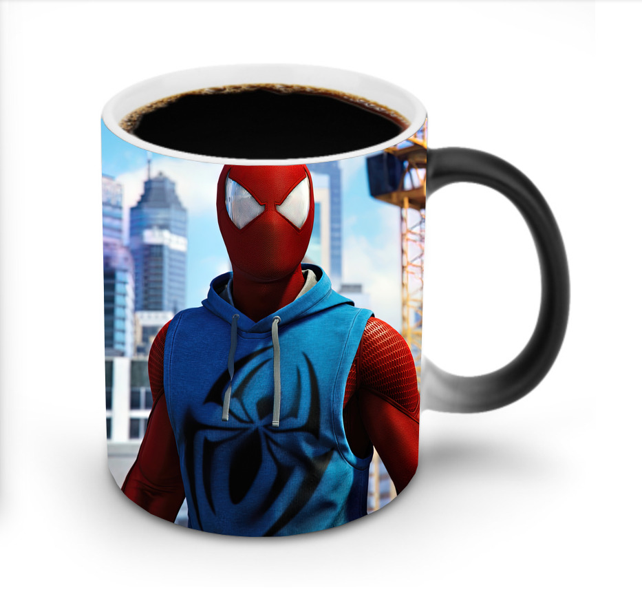 （画像用） Spider Man スパイダーマン 温度変色マグカップ