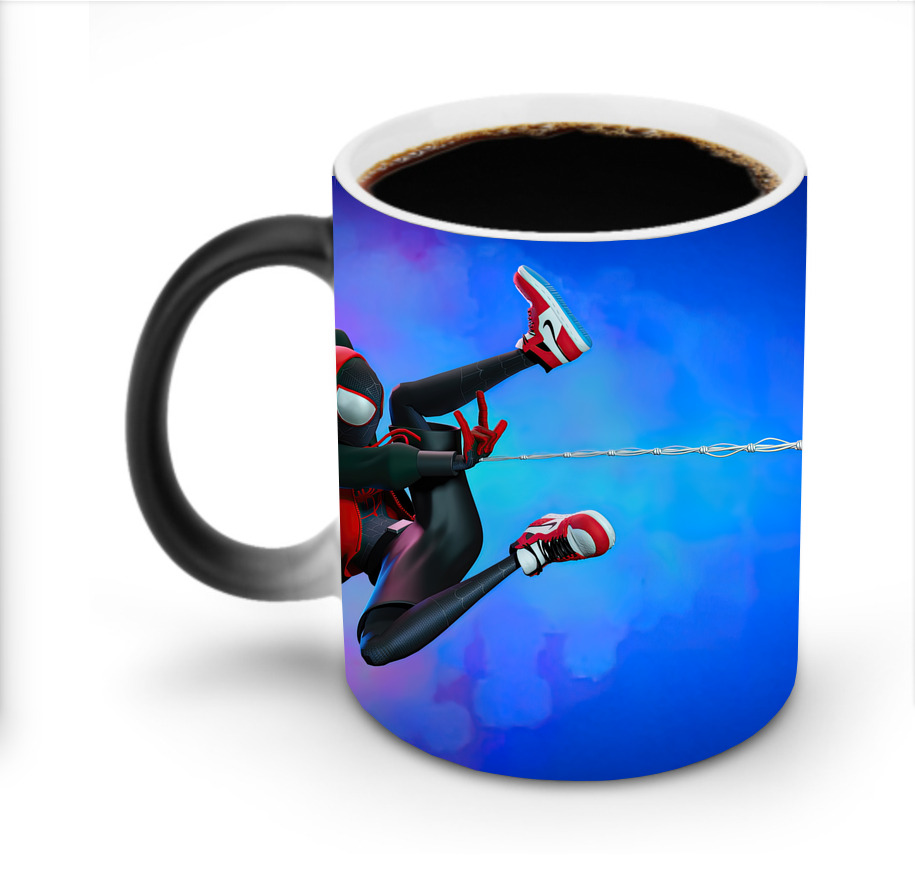 （画像用） Spider Man スパイダーマン 温度変色マグカップ