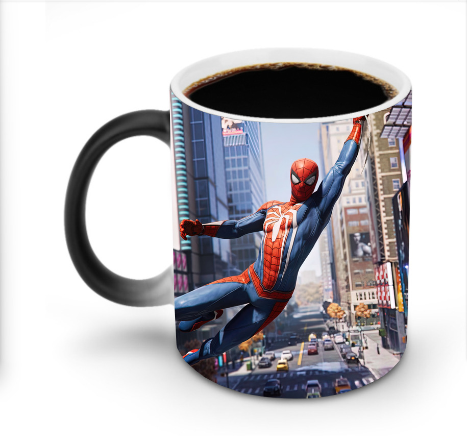 （画像用） Spider Man スパイダーマン 温度変色マグカップ