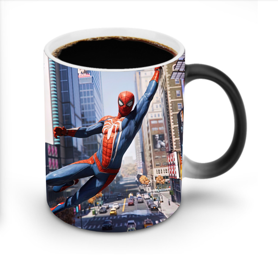 （画像用） Spider Man スパイダーマン 温度変色マグカップ