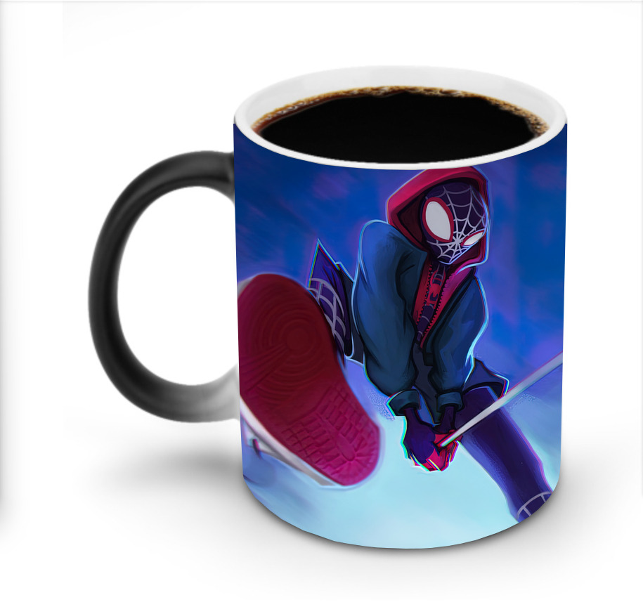 （画像用） Spider Man スパイダーマン 温度変色マグカップ