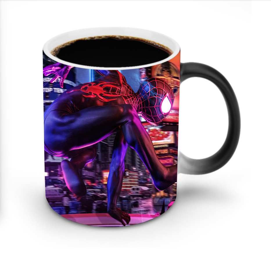 （画像用） Spider Man スパイダーマン 温度変色マグカップ
