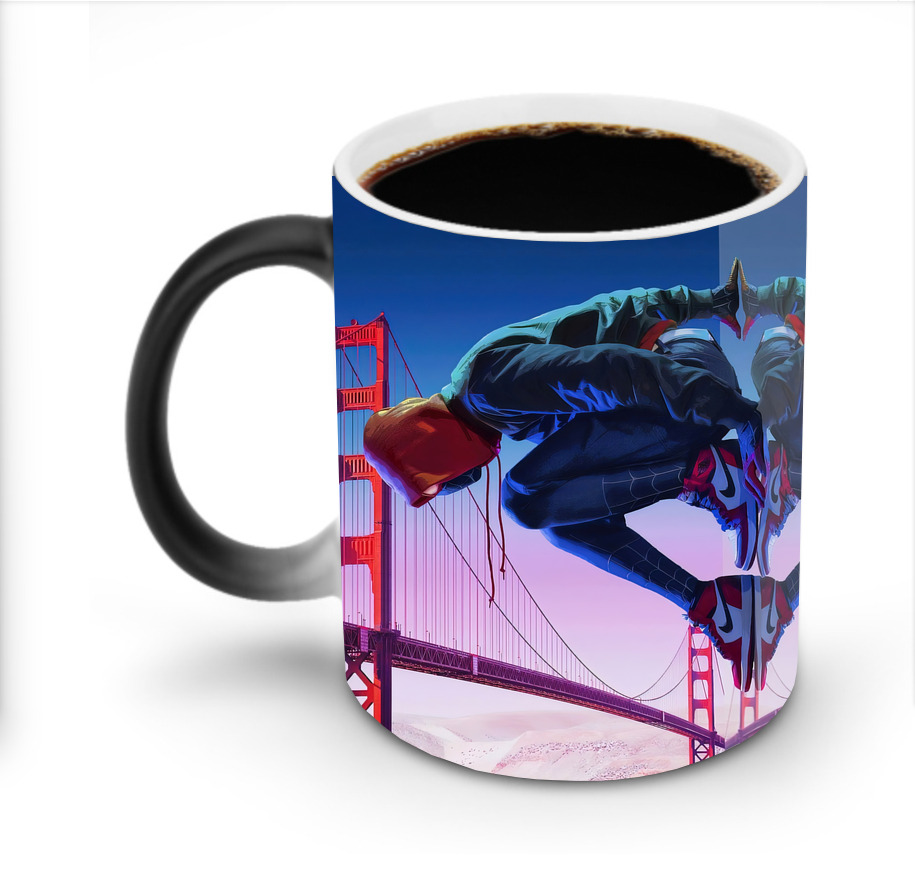 （画像用） Spider Man スパイダーマン 温度変色マグカップ