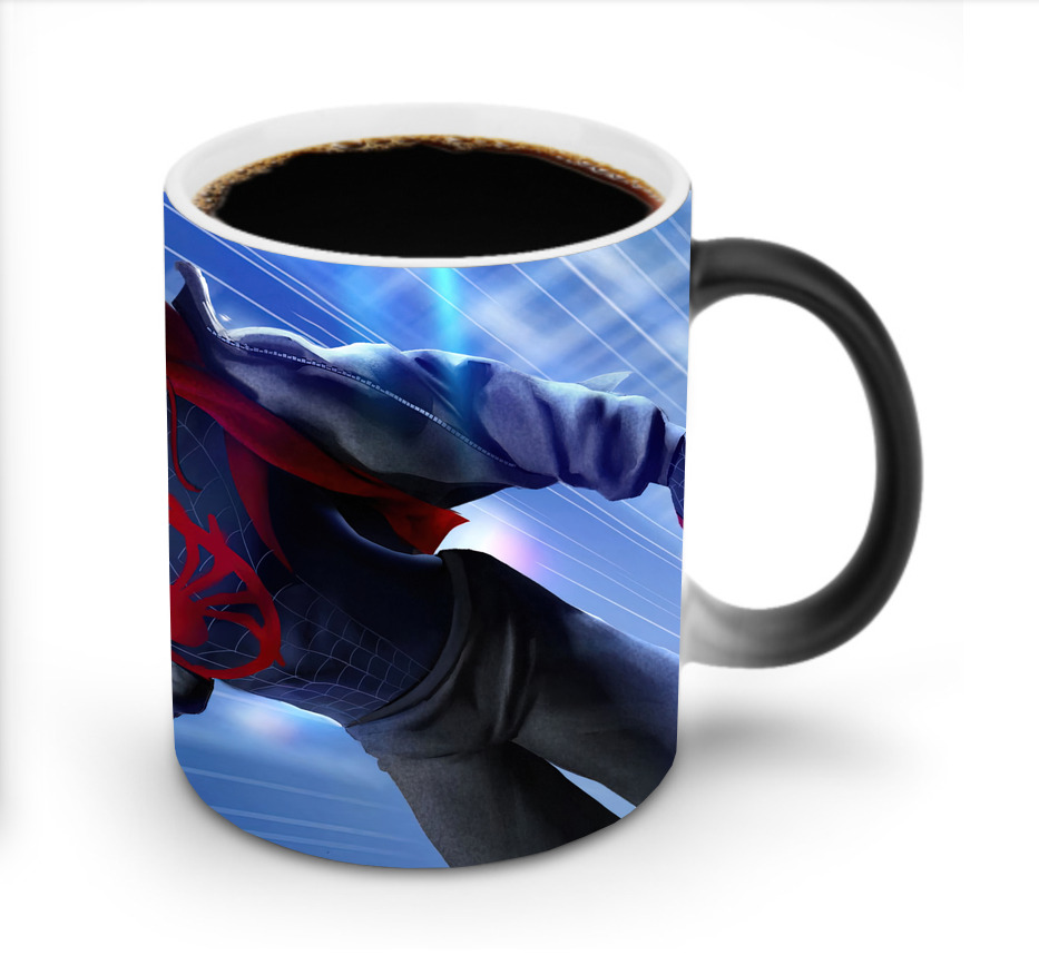 （画像用） Spider Man スパイダーマン 温度変色マグカップ