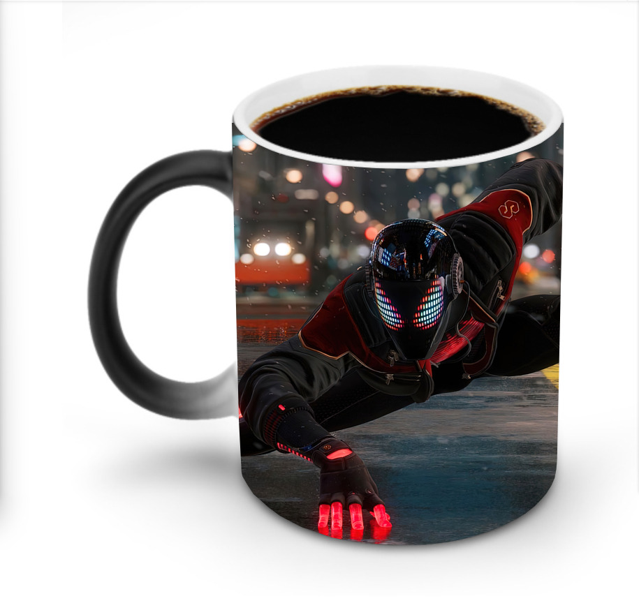 （画像用） Spider Man スパイダーマン 温度変色マグカップ