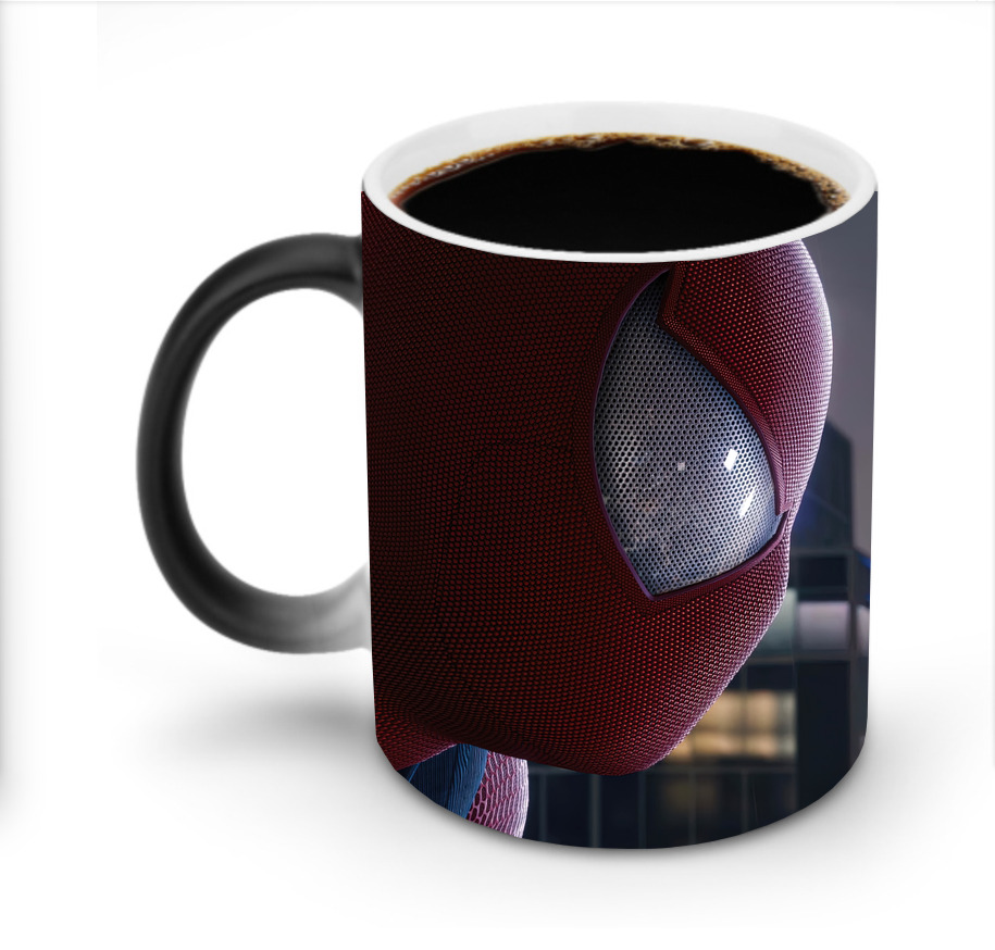 （画像用） Spider Man スパイダーマン 温度変色マグカップ