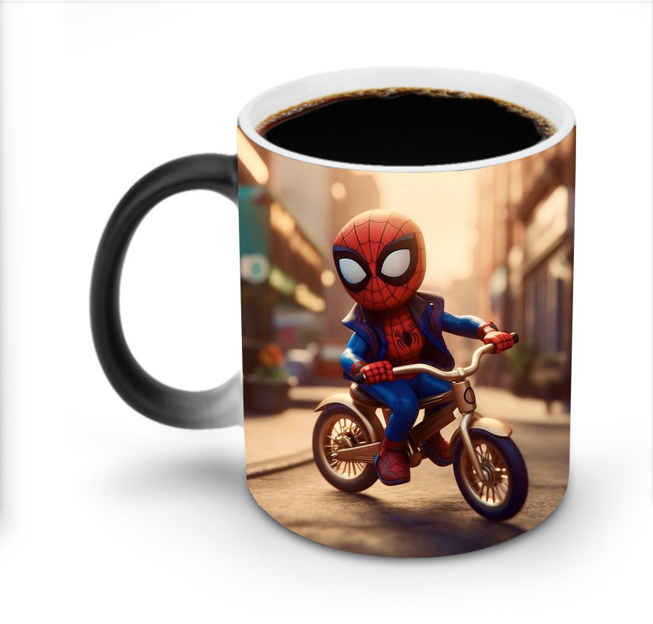 （画像用） Spider Man スパイダーマン 温度変色マグカップ