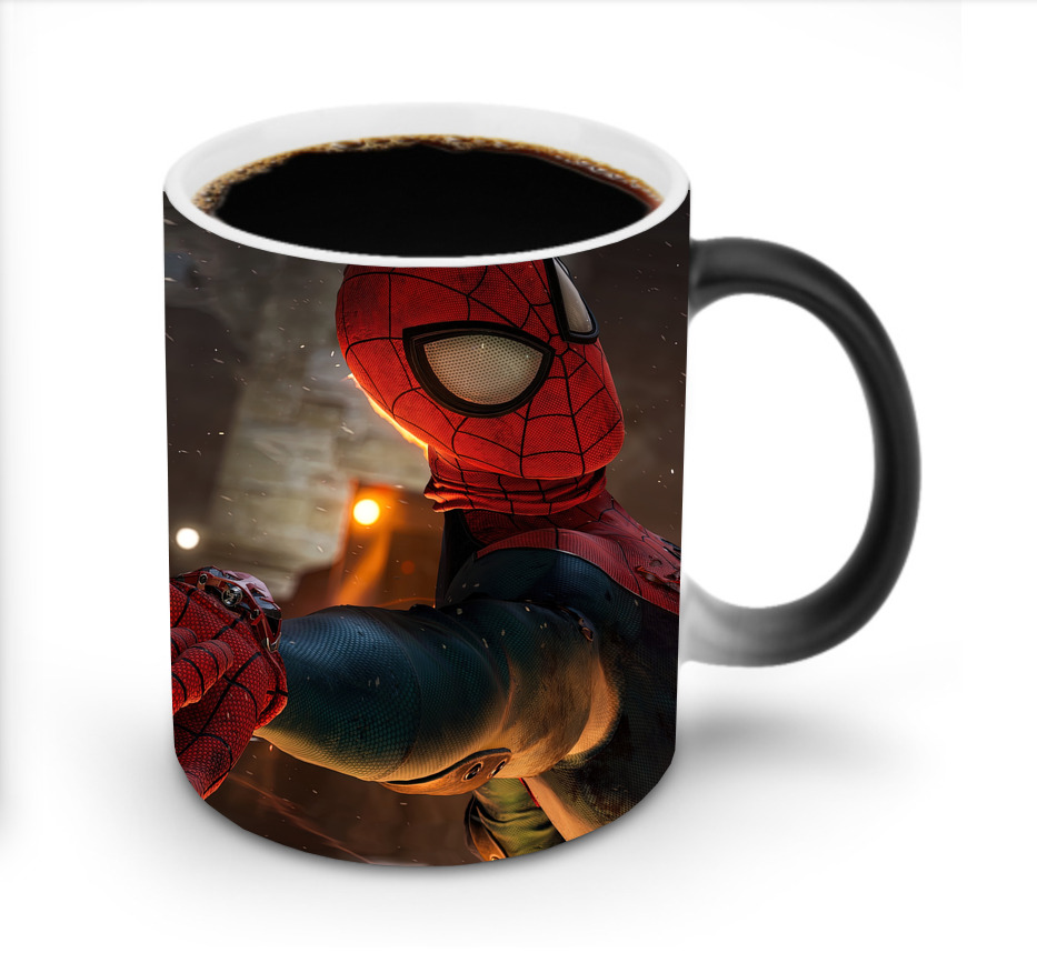 （画像用） Spider Man スパイダーマン 温度変色マグカップ
