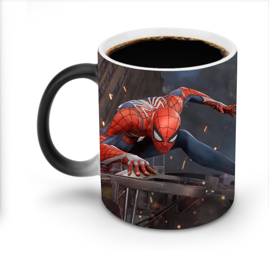（画像用） Spider Man スパイダーマン 温度変色マグカップ