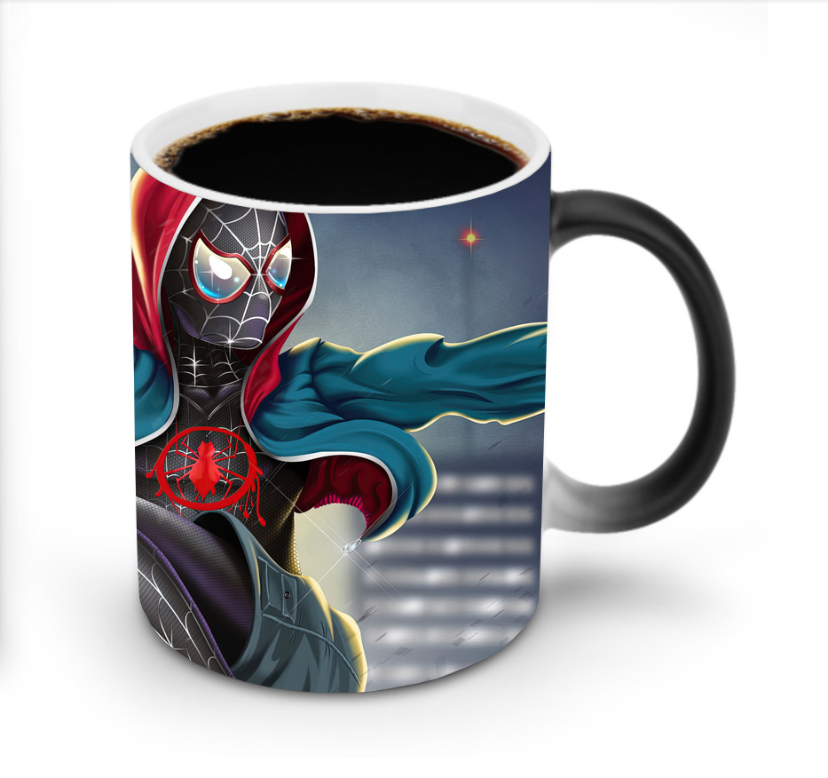（画像用） Spider Man スパイダーマン 温度変色マグカップ