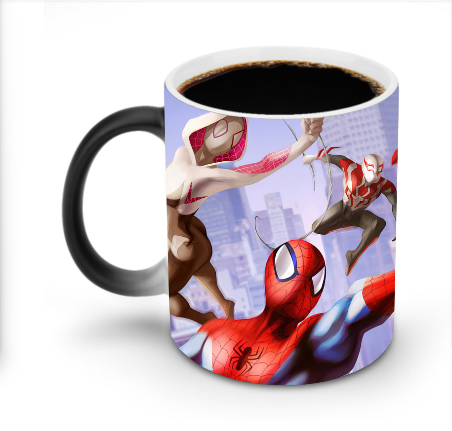 （画像用） Spider Man スパイダーマン 温度変色マグカップ