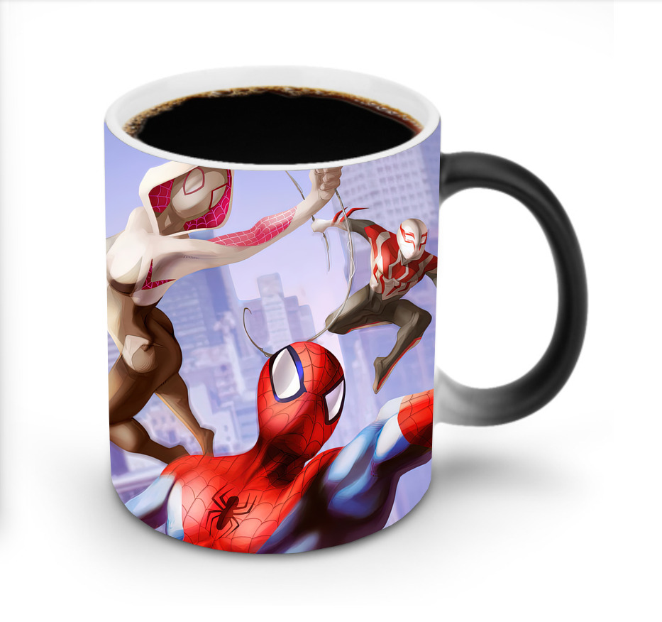 （画像用） Spider Man スパイダーマン 温度変色マグカップ