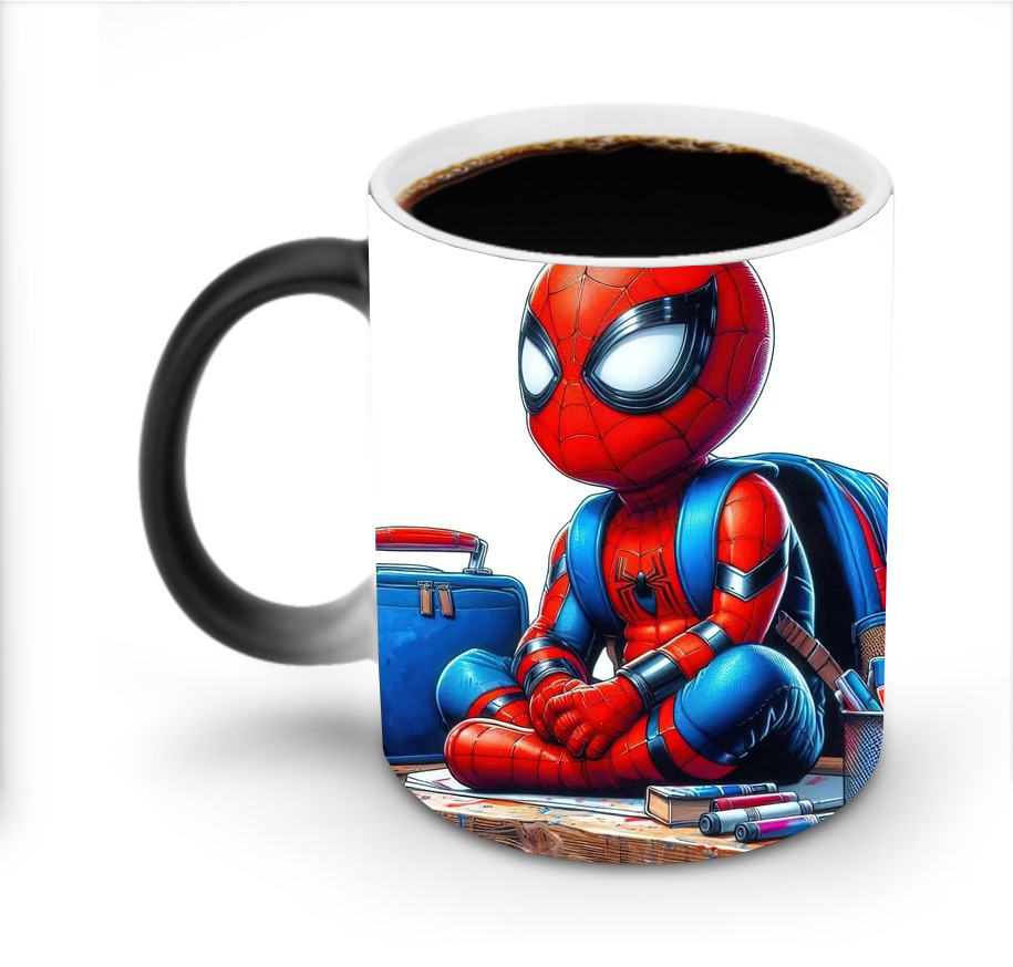 （画像用） Spider Man スパイダーマン 温度変色マグカップ