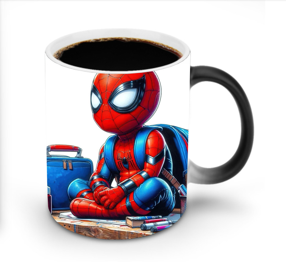 （画像用） Spider Man スパイダーマン 温度変色マグカップ