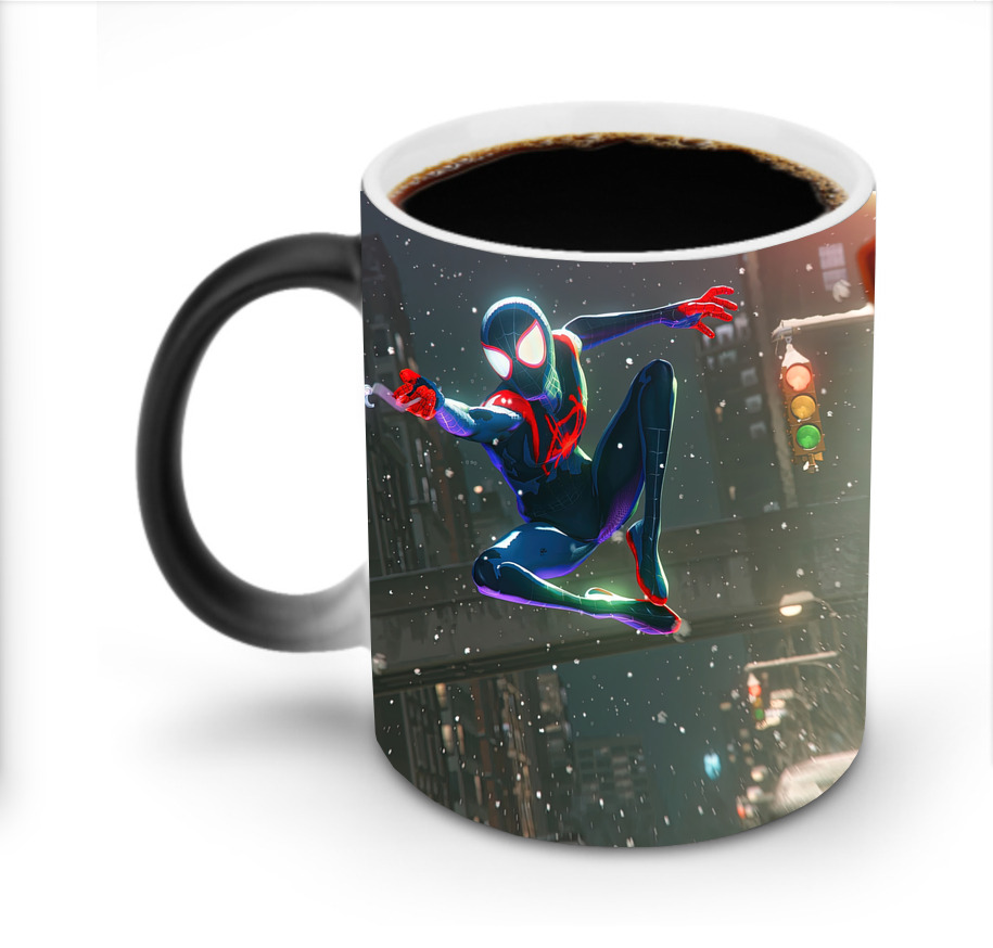 （画像用） Spider Man スパイダーマン 温度変色マグカップ