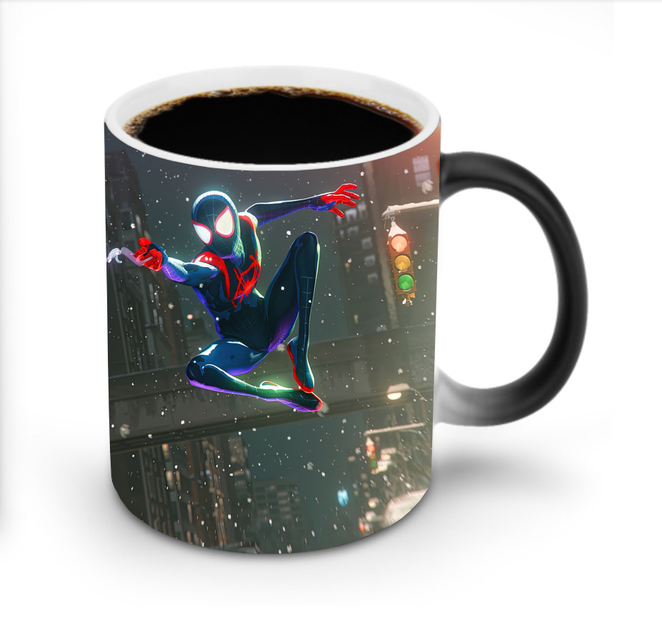 （画像用） Spider Man スパイダーマン 温度変色マグカップ