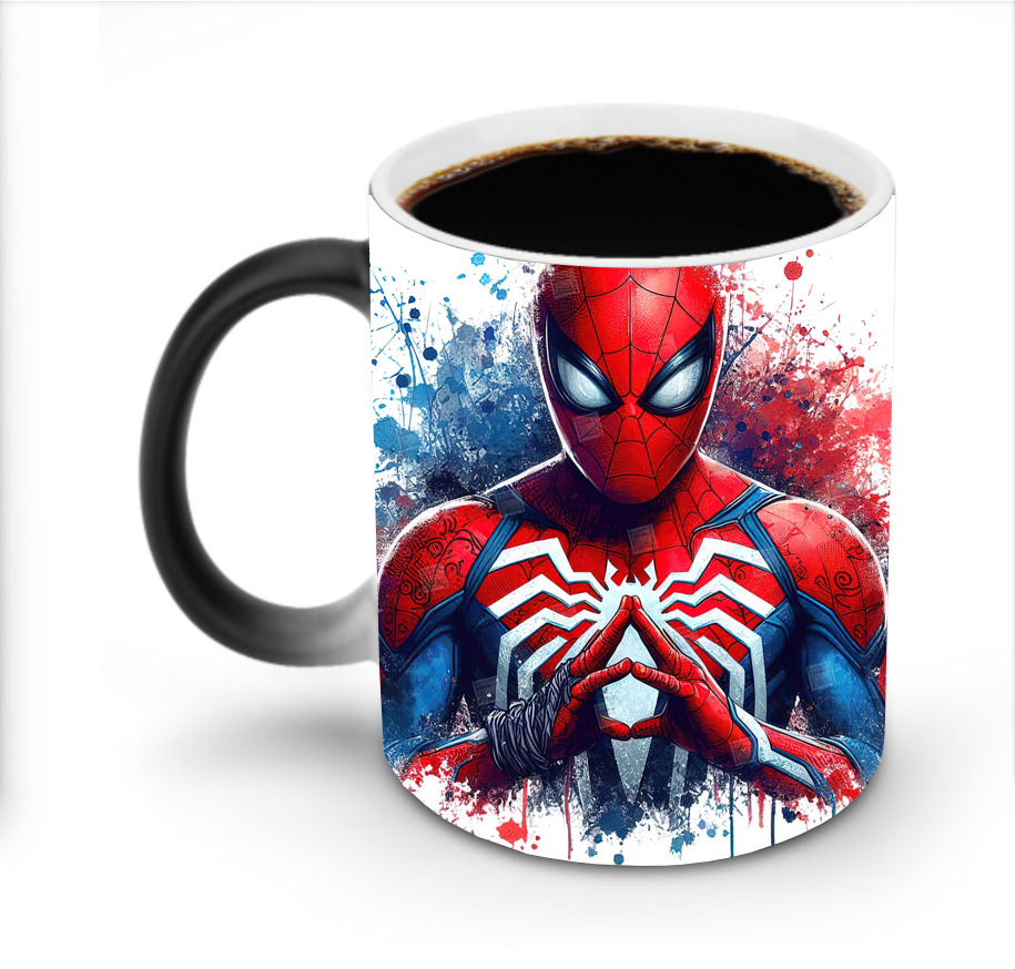 （画像用） Spider Man スパイダーマン 温度変色マグカップ