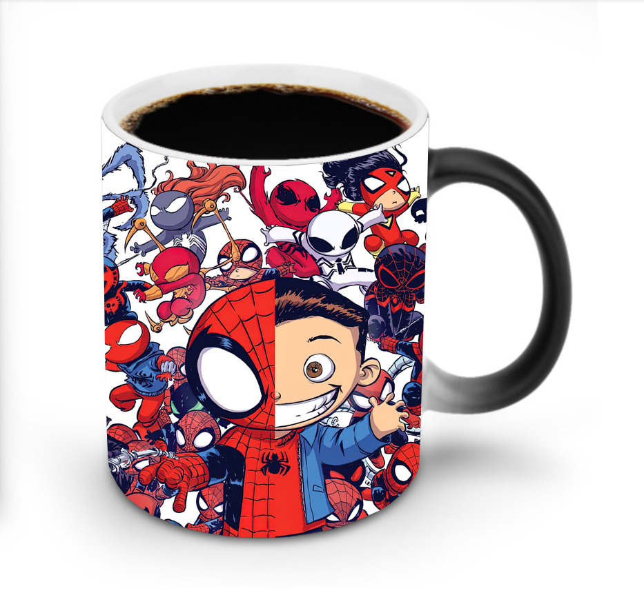（画像用） Spider Man スパイダーマン 温度変色マグカップ