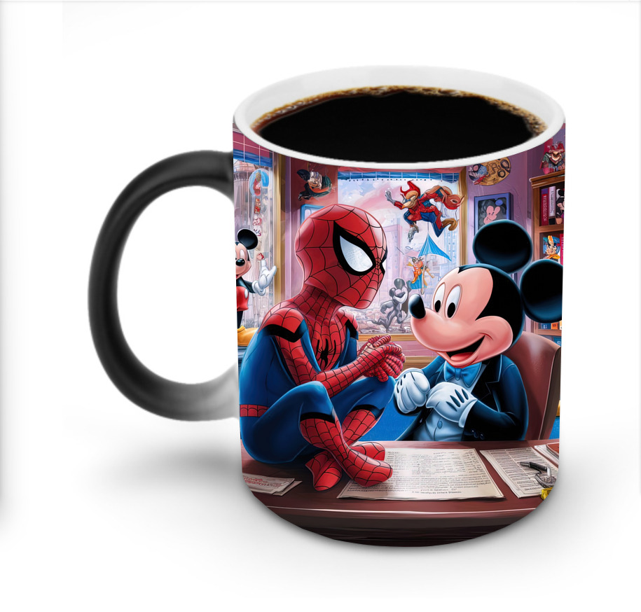 （画像用） Spider Man スパイダーマン 温度変色マグカップ