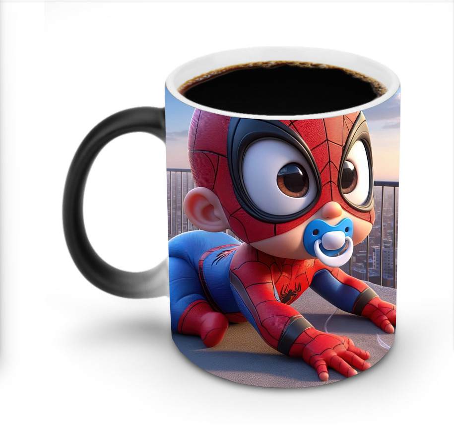 （画像用） Spider Man スパイダーマン 温度変色マグカップ