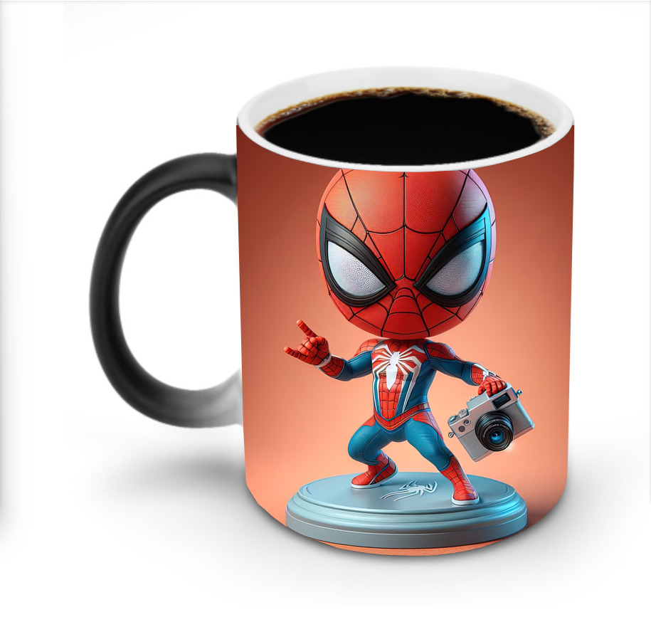 （画像用） Spider Man スパイダーマン 温度変色マグカップ