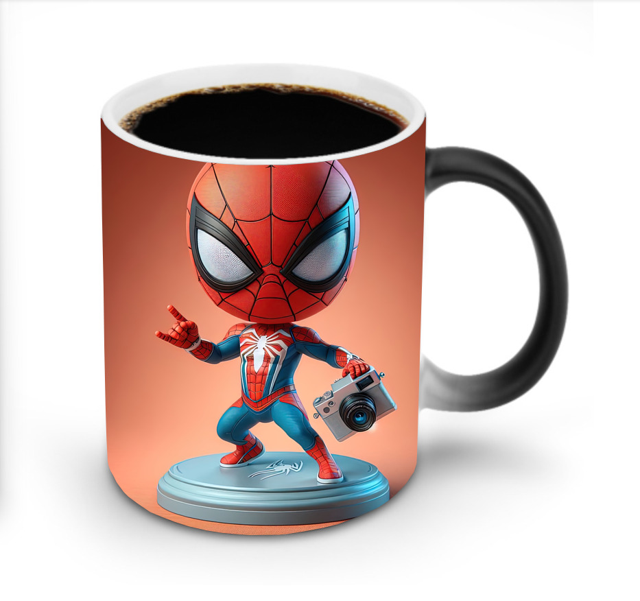 （画像用） Spider Man スパイダーマン 温度変色マグカップ