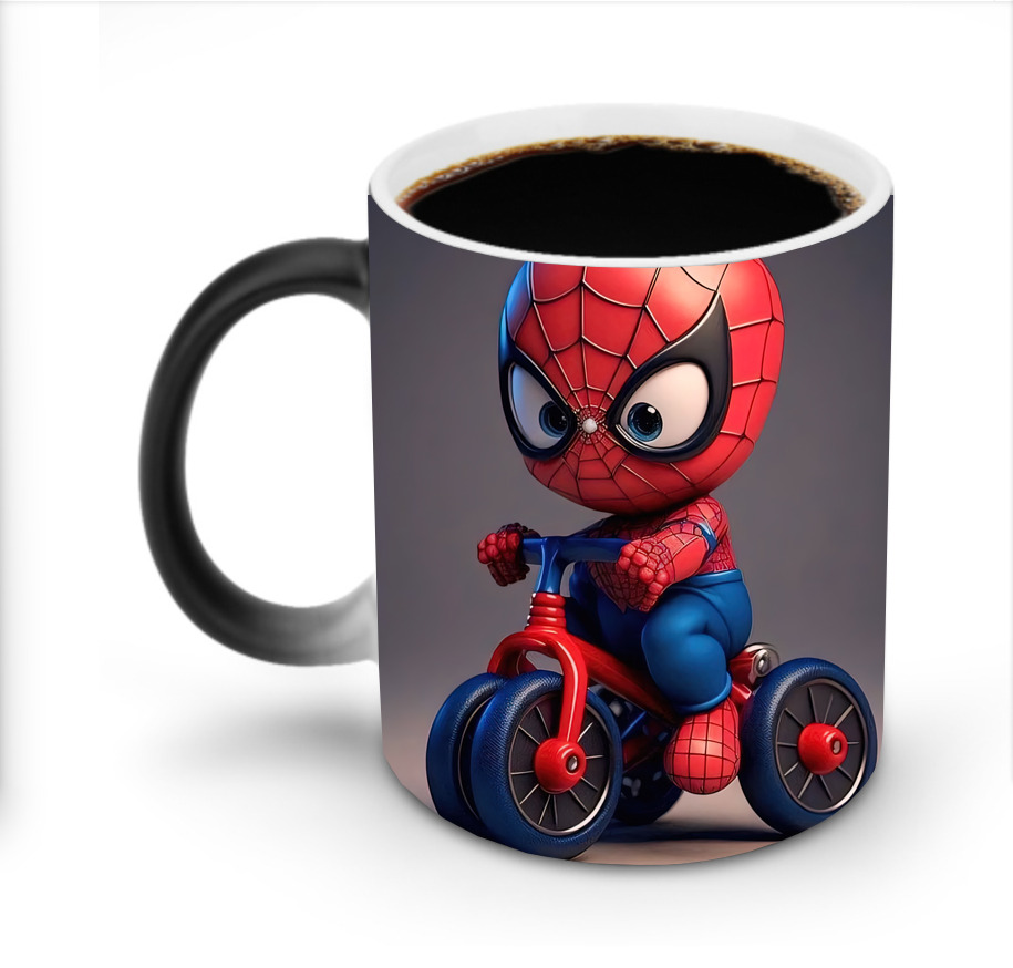 （画像用） Spider Man スパイダーマン 温度変色マグカップ