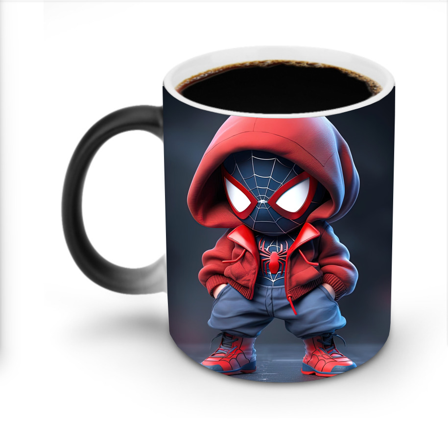 （画像用） Spider Man スパイダーマン 温度変色マグカップ