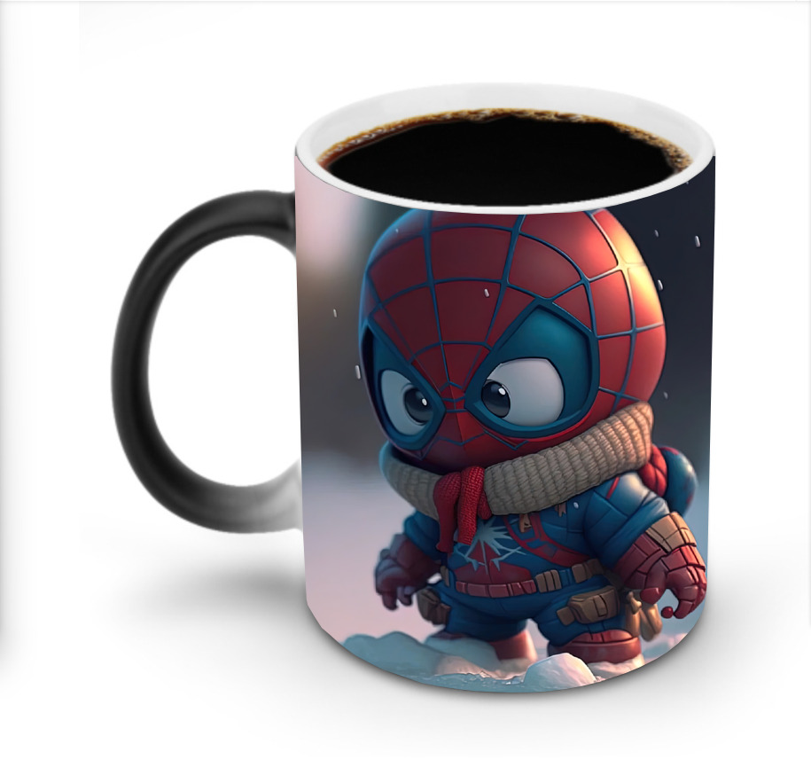 （画像用） Spider Man スパイダーマン 温度変色マグカップ
