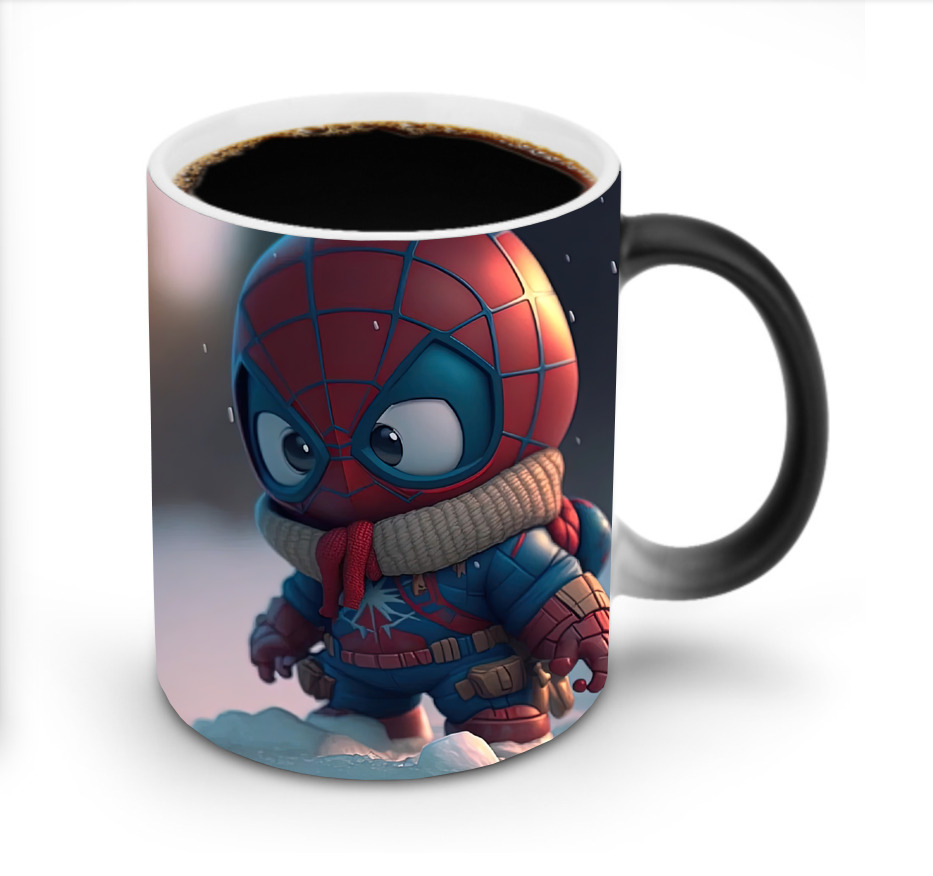（画像用） Spider Man スパイダーマン 温度変色マグカップ