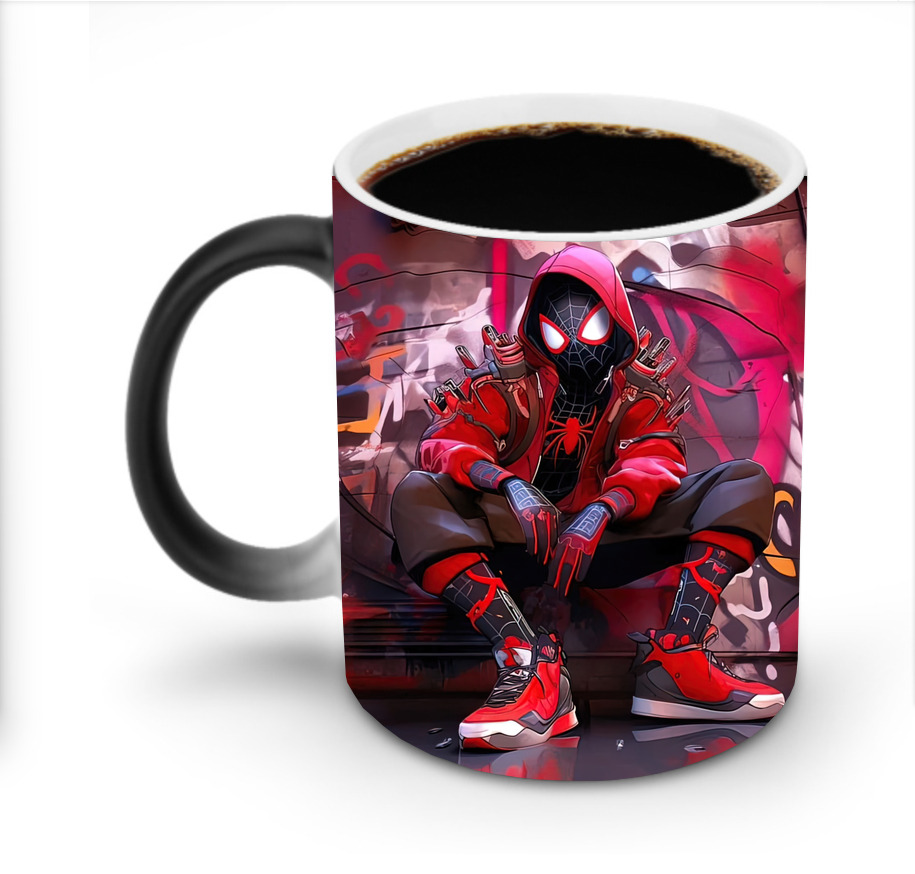 （画像用） Spider Man スパイダーマン 温度変色マグカップ